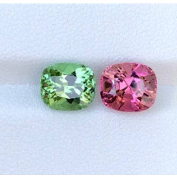 5+ Carat Eye Clean Reverse Pair Tourmaline Set! - Picture 3 of 3